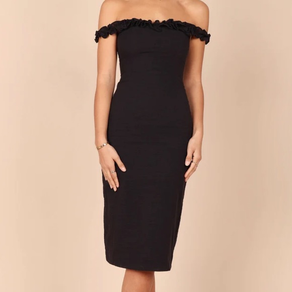 NWT PETAL & PUP FLOREZ DRESS IN BLACK - Picture 2 of 6